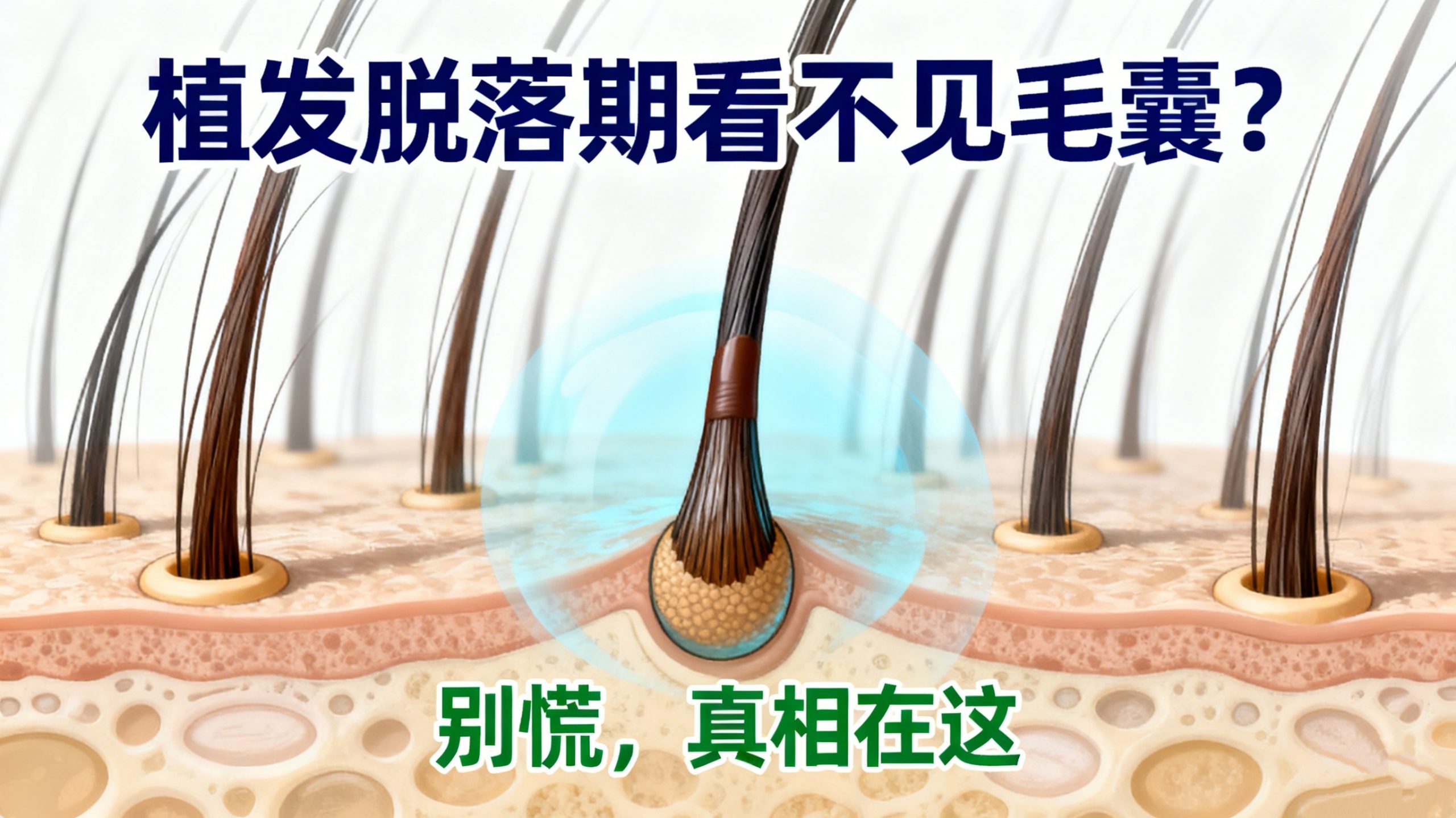 植发脱落期睇唔到毛囊？香港发友唔使慌，真相喺呢度