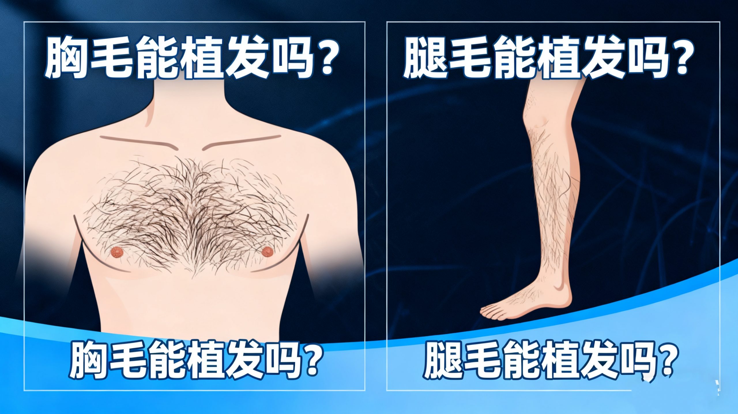 植髮取材大揭秘｜胸毛、腿毛真能救頭頂？內行人講清楚！