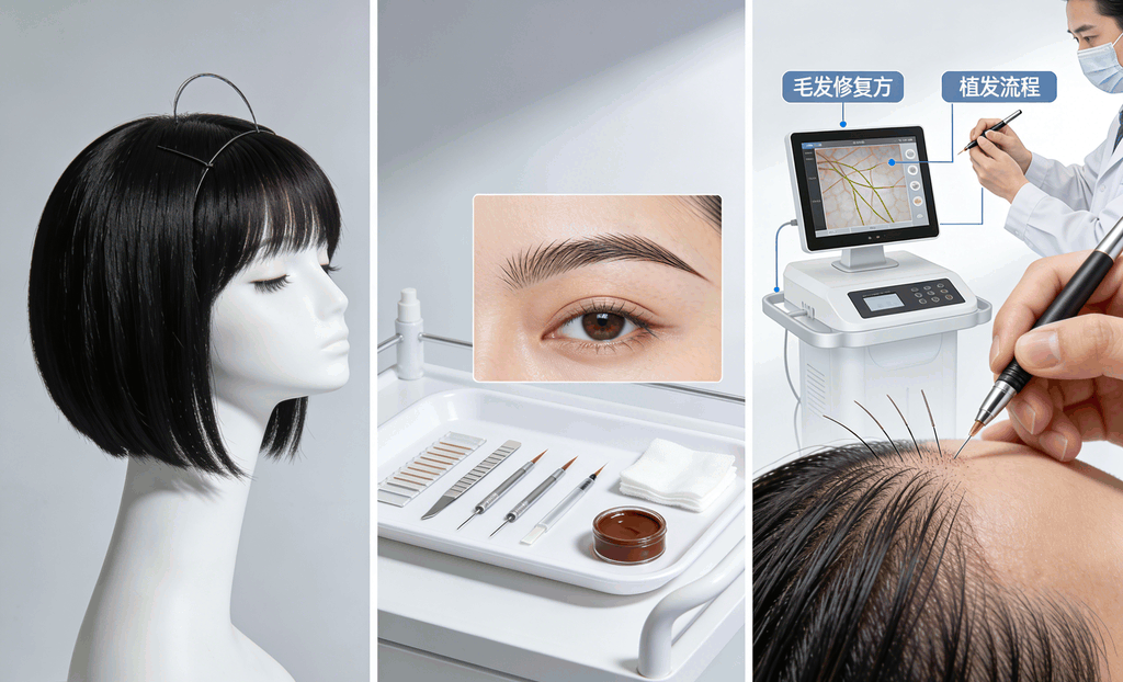 香港人脫髮怎麼選？假髮、紋繡、植髮對比攻略，教你揀最適合自己的方案