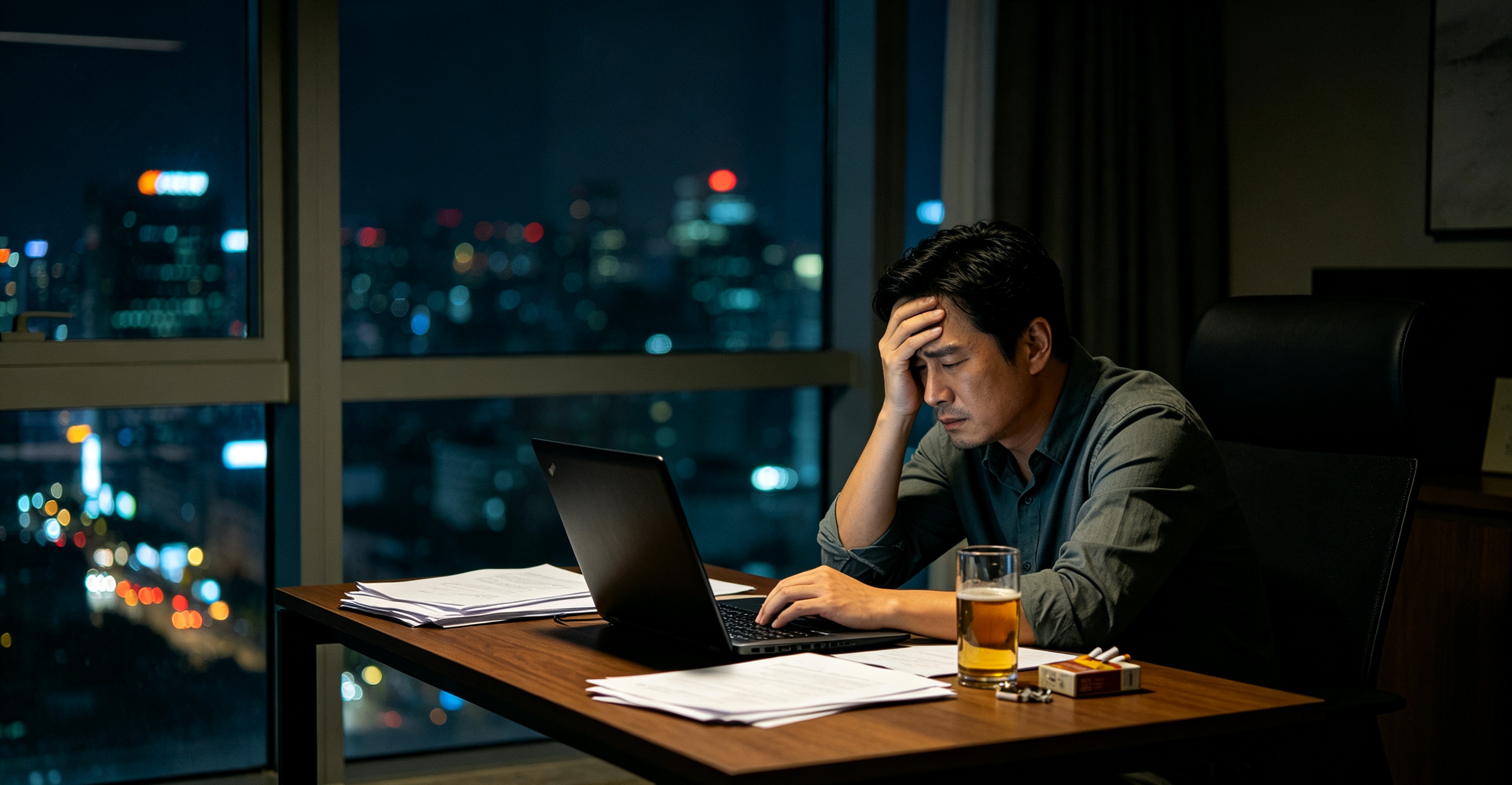 深圳鵬程植髮科普：壓力大抽煙飲酒應酬？你的頭髮隨時受不了