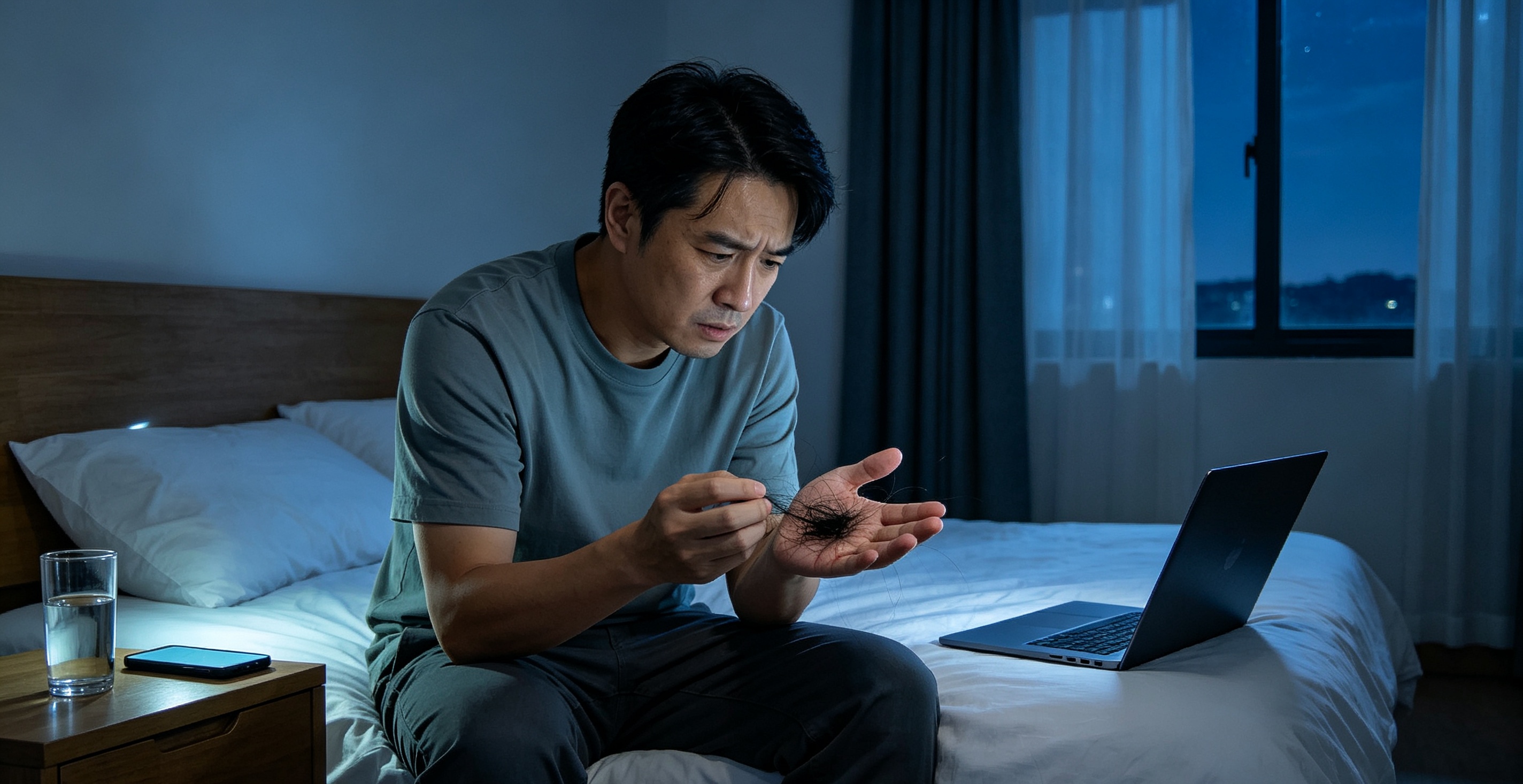 深圳鵬程植髮科普：經常熬夜到底為什麼會導致掉髮？